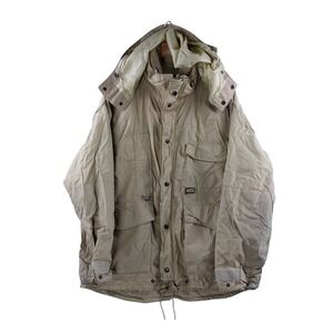 Remington Outdoor Clothing Men's Tan Hooded Insulated Jacket Size L